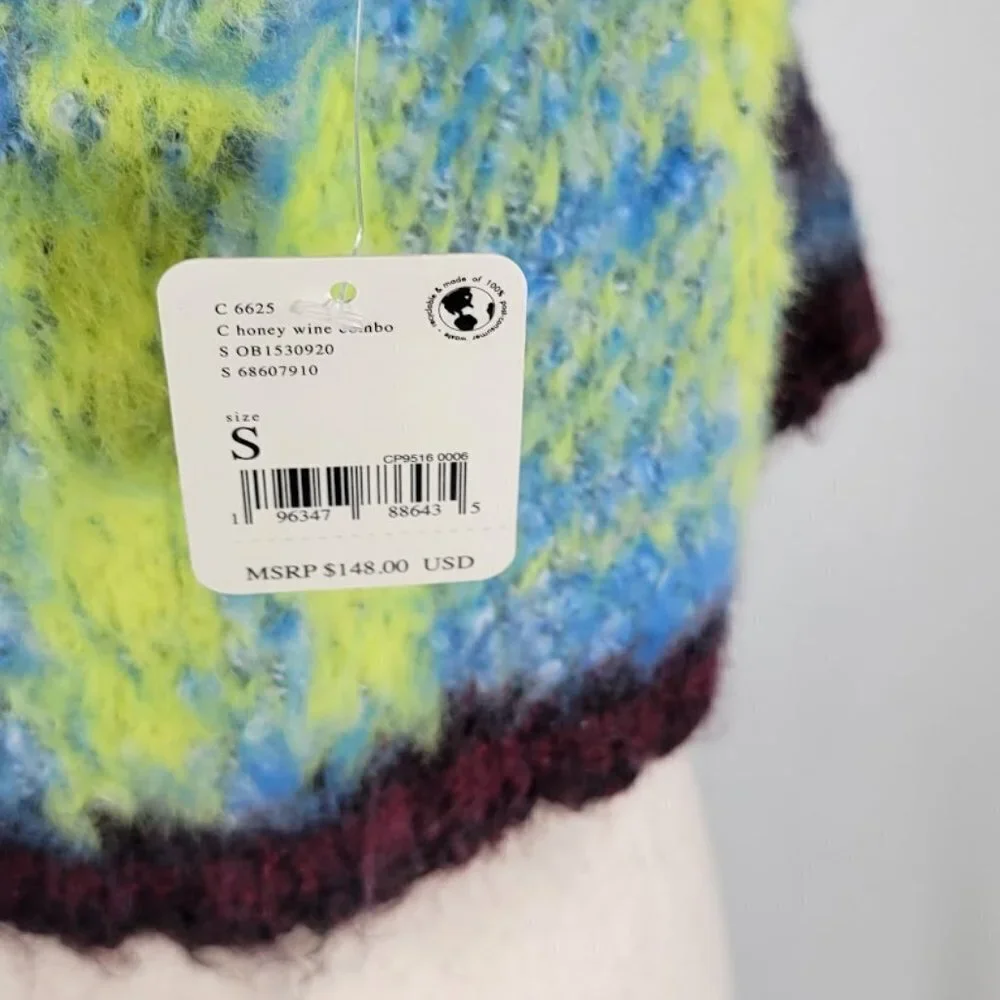 NWT FREE PEOPLE Emerson Pullover Crop Sweater